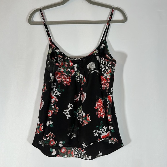 Talula Black Floral Chiffon Tank Top - Picture 10 of 11